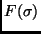 $\displaystyle F(\sigma)$