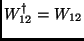 $W_{12}^\dagger = W_{12}$