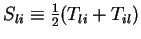 $S_{li}\equiv \frac{1}{2}(T_{li}+T_{il})$