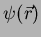 $\psi(\vec{r})$