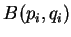 $B(p_i,q_i)$