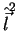 $\hat{\vec{l}}^2$