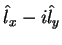 $\displaystyle \hat{l}_x-i\hat{l}_y$