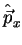 $\hat{\vec{p}}_x$