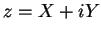 $z=X+iY$