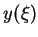 $y(\xi)$