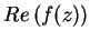 $Re\left(f(z)\right)$