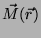 $\vec{M}(\vec{r})$