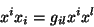 \begin{displaymath}\
x^ix_i=g_{il}x^ix^l
\end{displaymath}