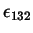 $\displaystyle \epsilon_{132}$